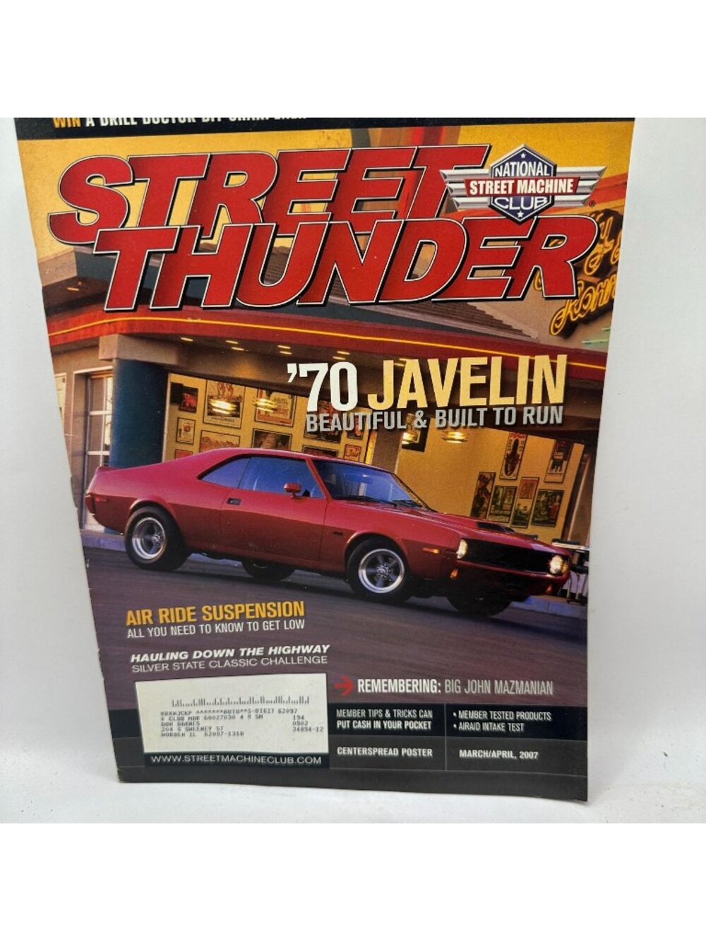 Street Thunder Magazine March/April 2007 70 Javelin Air Ride Suspension